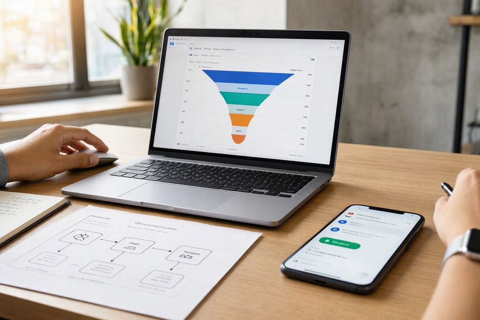 Google Analytics 4 (GA4) untuk WhatsApp: Membangun Funnel Report dari Klik ke Transfer